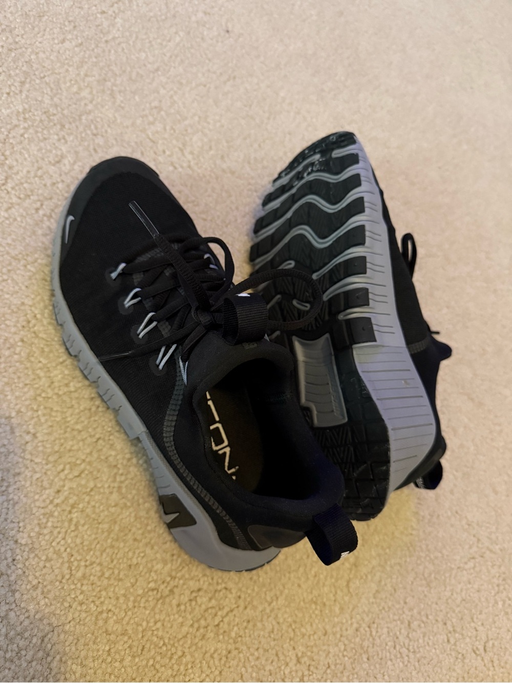 Nike Black and Gray Women's Athletic Sneakers